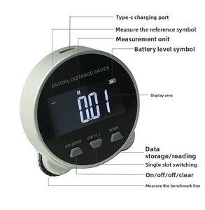 Mini télémètre à rouleau à affichage numérique électronique courbe droite <span class=keywords><strong>surface</strong></span> irrégulière diamètre cylindrique pour Instruments OEM - Product Image 2