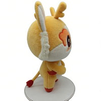 Uyeah CE Peluche Cerf en Tissu Doux, Jouet en Peluche Personnalisé, Renne Bleu Créatif de Dessin Animé pour Cadeaux avec Logo, Jouet de Taille Personnalisée
