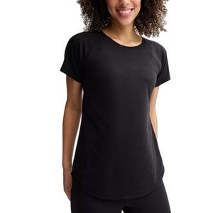 Camisetas de Verano de Alta Calidad para Mujer, Tallas Grandes, Sostenibles, Personalizadas, de Marca, de Lana, con Estampado de Cuadros de Lujo, Moda para Exteriores - Product Image 5