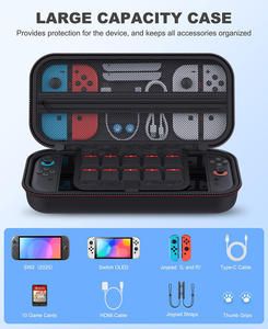 Bolsa de almacenamiento al por mayor para <span class=keywords><strong>Nintendo</strong></span> <span class=keywords><strong>Switch</strong></span> 2 <span class=keywords><strong>funda</strong></span> para Switch2 estuche rígido de transporte - Product Image 5