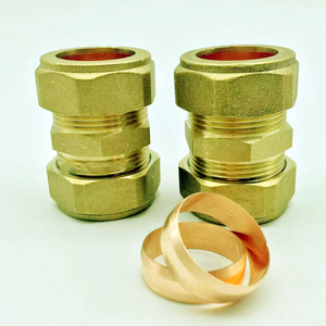 Collecteur solaire à plaque plate à double ferrule 22, avec tube en cuivre épaissi et raccords filetés en laiton forgé <span class=keywords><strong>BSPP</strong></span>/BSPT/NPT - Product Image 3