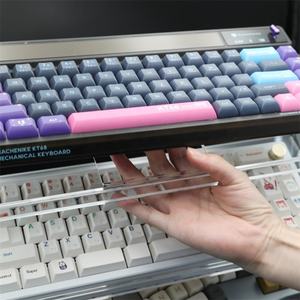 卸売クリアアクリルオーガナイザーデスクトップシェルフホルダーカスタマイズキーボードメカニカルキーボードアクリルキーボードディスプレイスタンド - Product Image 2