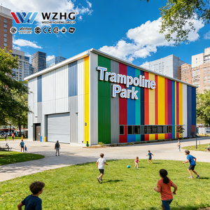 Extra-<b>large</b> Steel <b>Frame</b> Jump Arena Provider Weatherproof 9m Height Corrosion Resistant Exercise Venue Solid 100ft Width - Product Image 1