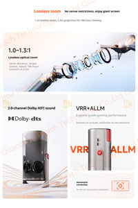 โปรเจคเตอร์เลเซอร์ Hisense Vidda LightGo+ 1400CVIA 2K สามสี, แบตเตอรี่ 20000mAh, โปรเจคเตอร์อัจฉริยะพกพาสำหรับใช้งานกลางแจ้งและในบ้าน - Product Image 3
