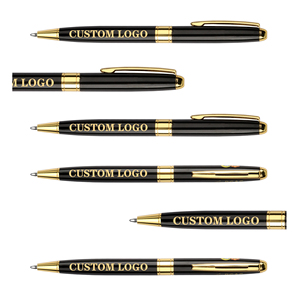 Best Selling Writing <b>Pen</b> <b>Refill</b> Twist Ballpoint <b>Pen</b> with Custom Logo Gold Silver for Business School Students - Product Image 6