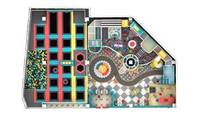 Kinderen Soft Play Center Trampoline Park Oplossing Professionele Kinderen Indoor Speeltoestellen Met Ballenbad En Glijbaan - Product Image 3