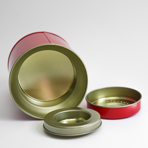 Bote de latas de aluminio rojo con tapa, se puede usar <span class=keywords><strong>para</strong></span> <span class=keywords><strong>almacenar</strong></span> té, granos de café, contenedor de alimentos sellado, venta al por mayor - Product Image 5
