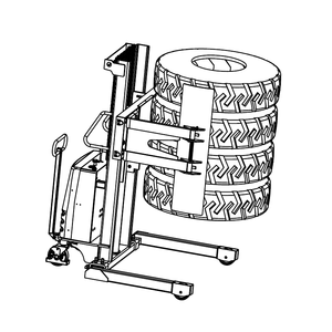 出厂价轮胎堆垛机轮胎搬运机全电堆垛机半电动堆垛机待售 - Product Image 5