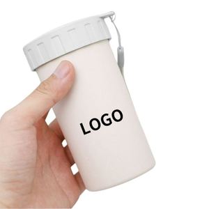 Bouteille d'eau en paille de blé, promotions, bouteille d'eau personnalisée en plastique quatre couleurs pour le bureau - Product Image 2