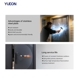 <span class=keywords><strong>Porte</strong></span> <span class=keywords><strong>coulissante</strong></span> automatique YUDON DOOR en acier inoxydable pour villas et maisons, avec système de verrouillage sécurisé, <span class=keywords><strong>porte</strong></span> <span class=keywords><strong>d</strong></span>'<span class=keywords><strong>entrée</strong></span> - Product Image 2