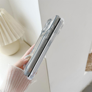 <span class=keywords><strong>4</strong></span> góc được xây dựng trong chống thả chống sốc bìa cho <span class=keywords><strong>Iphone</strong></span> 14 Pro 13 12 11 15 16 Cộng với mờ Side mở khe cắm thẻ điện thoại trường hợp - Product Image 4