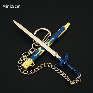 Mini espada de Metal, espada maestra, escudo Hylian, juego de Zelda, juguete para regalo, Zelda, lágrimas del Reino, adornos, juguetes para niños de 7 a 13 años - Product Image 4