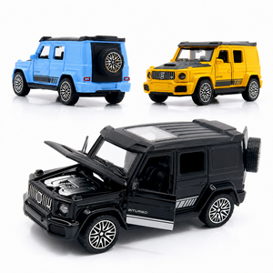 Modelo de Aleación Barbos G800 a Escala 1/36, Vehículo de Juguete de Metal Fundido a Presión con Retroceso para Niños, con Puerta, Capó y Maletero Operables - Product Image 1