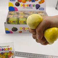 Jouet anti-stress en forme de citron de marque JY, de haute qualité, souple et extensible, en TPR, pour le bien-être sensoriel, modèle cadeau
