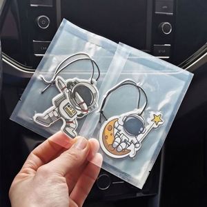 Perfume Cartoon <b>Funny</b> Astronaut Space Custom Logo Hanging Paper Sublimation <b>Car</b> Room <b>Air</b> <b>Freshener</b> Scented for Christmas Gift - Product Image 6
