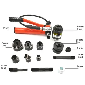 Runde Und Quadratische Knockout Locher 4 "SKP-15 Punch Kit Hidrolik Seti Stanzen Zange