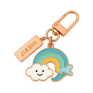 Llaveros de metal grabados personalizados Logos de diseño de llavero personalizados Accesorios de llavero de moda y duraderos - Product Image 1