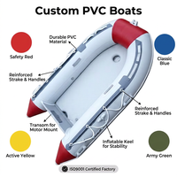 Kayak gonflable pliable en PVC robuste, canoë de mer à stabilité accrue pour vagues de plus de 4 m, embarcation océanique pour 8 personnes, idéal pour le tourisme
