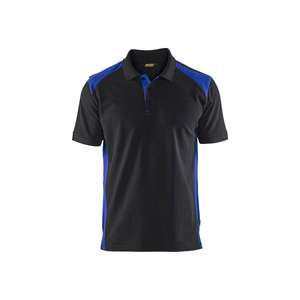 BLAKLADER - 3324105099854XL Polo Negro/Azul aciano-EAN 7330509447116 CAMISETAS Y POLOS DE TRABAJO - Product Image 1