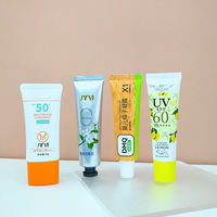 Tube souple vide pour cosmétiques 20 ml – Emballage personnalisé pour brillant à lèvres, crème contour des yeux, lotion – Tube en plastique rose et or avec logo personnalisé