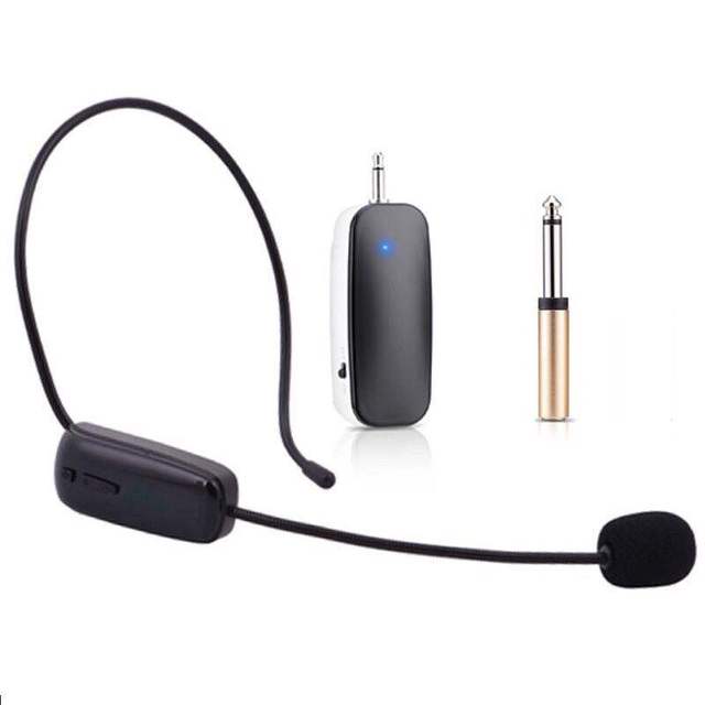 Wholesale Microphone Professional with UHF Receiver Multifunction Wireless Microphone for Teacher Microphones Headset 3.5mm Plug