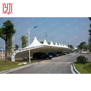Grande Tente de Parking en Membrane Tensile PDVDF pour Voiture, Structure de Tente pour Abri de Voiture - Product Image 5