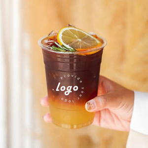 Biểu tượng tùy chỉnh in 16oz rõ ràng Matcha bong bóng trà Soda Ice cà phê Pet dùng một lần trong suốt ly nhựa có nắp đậy - Product Image 2