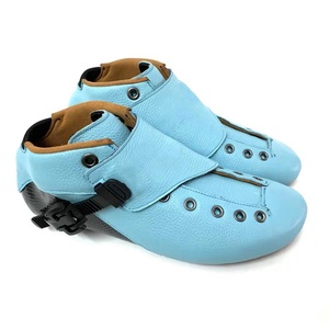 Patins à roulettes en ligne professionnels de haute qualité entièrement en fibre de carbone, faits à la main, avec empeigne en cuir - Product Image 6