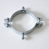 Collier de serrage pour poteau galvanisé à chaud en acier au carbone pour matériel de ligne électrique