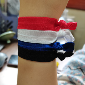 Attaches pour cheveux élastiques de couleur unie, pour un usage quotidien, style décontracté unisexe, bonne élasticité - Product Image 4