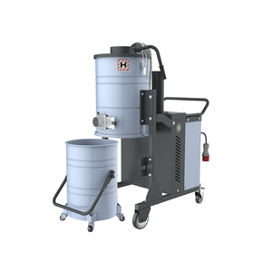 Aspirateur industriel robuste avec une grande capacité de 100 L, aspiration puissante, collecteur de poussière humide et sèche pour atelier d'usine - Product Image 1