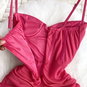 New Summer Sexy Hip Dress Women Sleeveless Mesh Dresses Ladies Sexy Dresses - Product Image 4