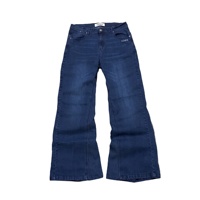 Jean slim Y2K pour homme, coupe ajustée, bleu foncé délavé, extensible, style crayon, en denim, pour personnalisation de marque, usine OEM