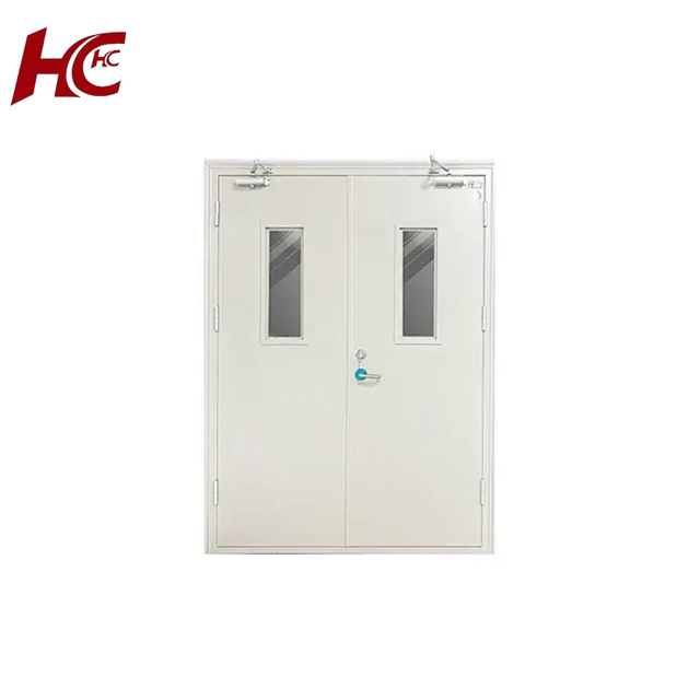 Wholesale Emergency Exit Steel Fire Rated Entry Steel Door With Vision Panel  Outdoor Corridor Fire Door