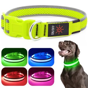 <span class=keywords><strong>Collar</strong></span> LED para Perro OKKPETS, <span class=keywords><strong>Collar</strong></span> Luminoso Recargable por USB, <span class=keywords><strong>Collar</strong></span> de Seguridad Ajustable, Cómodo y de Malla Suave - Product Image 2