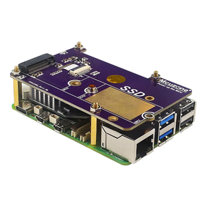 Tùy Chỉnh <span class=keywords><strong>Raspberry</strong></span> <span class=keywords><strong>Pi</strong></span> 5 Pcie Để M.2 NVMe SSD Hỗ Trợ Gen2/<span class=keywords><strong>3</strong></span> Phù Hợp Với Kích Thước 2230 2242 2280 Pcie SSD Mở Rộng Hội Đồng Quản Trị Cho PI5 RPI 5 - Product Image 1