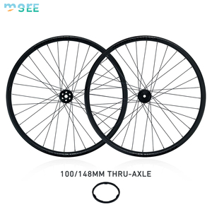 Juego <span class=keywords><strong>de</strong></span> Ruedas para Bicicleta <span class=keywords><strong>de</strong></span> Montaña y Carretera SeeMore, Ligeras, <span class=keywords><strong>de</strong></span> 27.5/29 Pulgadas, Llanta <span class=keywords><strong>de</strong></span> Aleación <span class=keywords><strong>de</strong></span> Aluminio, Freno <span class=keywords><strong>de</strong></span> Disco - Product Image 2