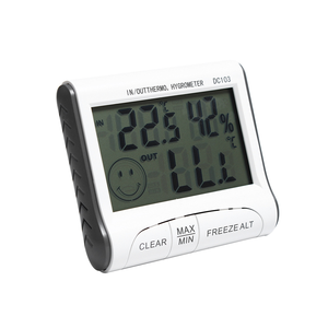 Estación Meteorológica, Medidor de Temperatura y Humedad Interior y Exterior, Termómetro Digital con Pantalla LCD, Higrómetro <span class=keywords><strong>para</strong></span> el Hogar - Product Image 1