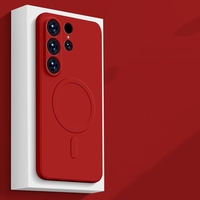 Nouveauté Étui de téléphone magnétique liquide de luxe antichoc pour S24 S23 S22 S21FE S21 PLUS S21ULTRA