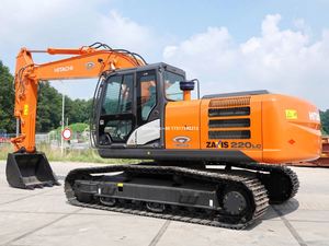 Excavatrice à haute efficacité HITACHI ZX220LC d'occasion, d'origine japonaise, multifonctionnelle, en bon état, en vente - Product Image 6