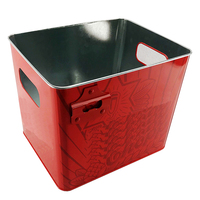 Zosi — seau de refroidissement rectangulaire, en métal, or, vin, vin, rouge, pour Cocktail, supports, paille en fer-blanc avec ouvre-bouteille, 5 L, 8 L, 10 L