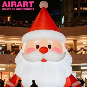 Grand Père Noël <span class=keywords><strong>gonflable</strong></span> pour l'aménagement de parcs d'attractions sur le thème de Noël - Product Image 5