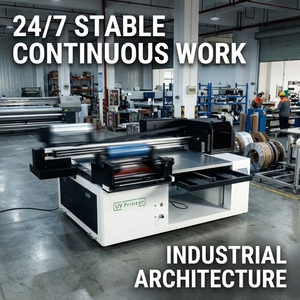 Impresora UV DTF 2 en 1, Modelo 2026, Impresora UV Plana Híbrida <span class=keywords><strong>6090</strong></span> con Sistema de Rollo para Impresión 3D en Cristal, Etiquetas y Acrílico/Metal - Product Image 3