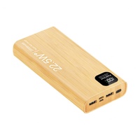 Batterie externe à charge rapide PD 22,5W 10000mAh 20000mAh avec affichage numérique, chargeur portable, vente chaude