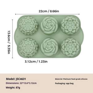 Moule à gâteau en silicone Lapin de Pâques 8 cavités Qualité alimentaire Antiadhésif - Product Image 5