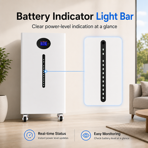 Batería de Almacenamiento de Energía Solar para el Hogar, 51.2V 314Ah 16kWh, de Pie, para Sistema de Respaldo de Energía Fuera de la Red - Product Image 3