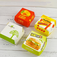 Emballage de restauration rapide jetable écologique imprimé personnalisé boîte de récipient à emporter pour frites