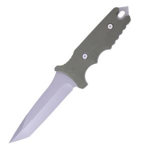 Cuchillo de caza de hoja fija táctica para exteriores, cubierta completa <span class=keywords><strong>Don</strong></span> Kydex, mango de polipropileno de titanio de acero inoxidable 420 OEM - Product Image 3