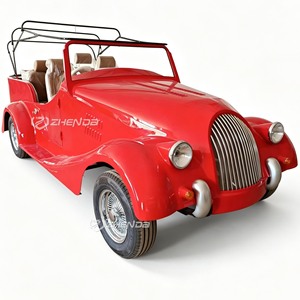 Vente en gros – Nouvelle conception – Voiture électrique rouge 4 places – Faible bruit – Véhicule de tourisme classique et antique – Meilleures ventes – Prix abordable - Product Image 5