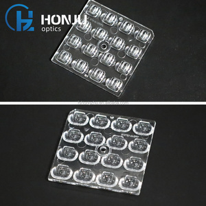 Honju 16 hạt t3m độ <span class=keywords><strong>LED</strong></span> ánh sáng đường phố ống kính quang học PC mô-đun ánh sáng ống kính cho ngành công nghiệp nhẹ Lũ lụt ánh sáng <span class=keywords><strong>LED</strong></span> ống kính - Product Image 2